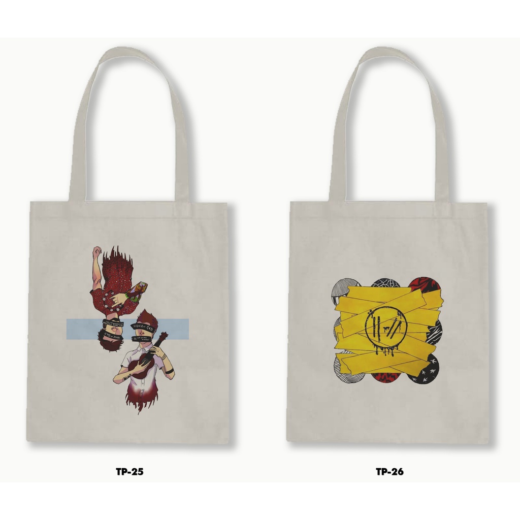 TOTE BAG BLACU - TWENTY ONE PILOTS 02