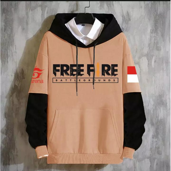 *Banyak Peminat,,☆ Sweater/Jaket Hodi GARENA FREE FIRE ALL SIZE S M L XL