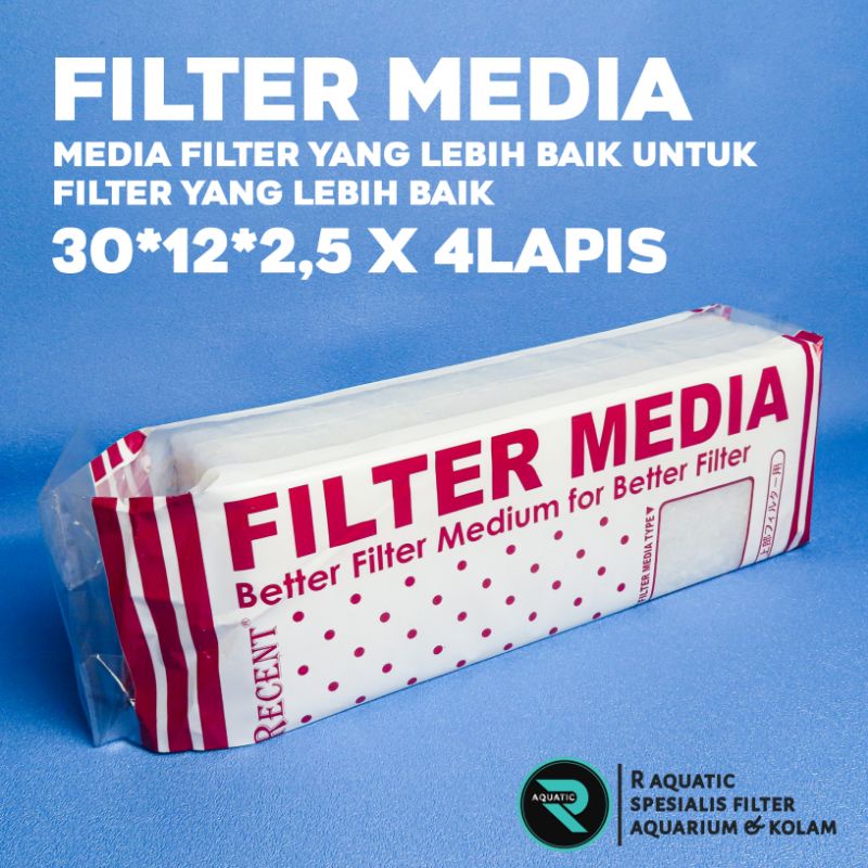 kapas filter media super quality 4lapis filter aquarium