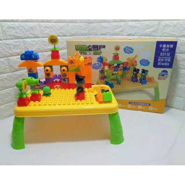 MAINAN BALOK LEGO MEJA DUPLO BESAR SET SUSUNAN RAIL BOLA MAINAN BALOK LEGO MEJA DUPLO BESAR SET SUSUNAN RAIL BOLA