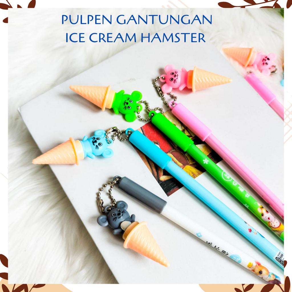 

PULPEN GANTUNGAN ICE CREAM HAMSTER PEN GANTUNGAN ALAT TULIS BOLPOIN UNIK IMUT MURAH PEN GEL KARAKTER LUCU MURAH PENA ALAT TULIS KANTOR SEKOLAH ANAK GIFT KADO