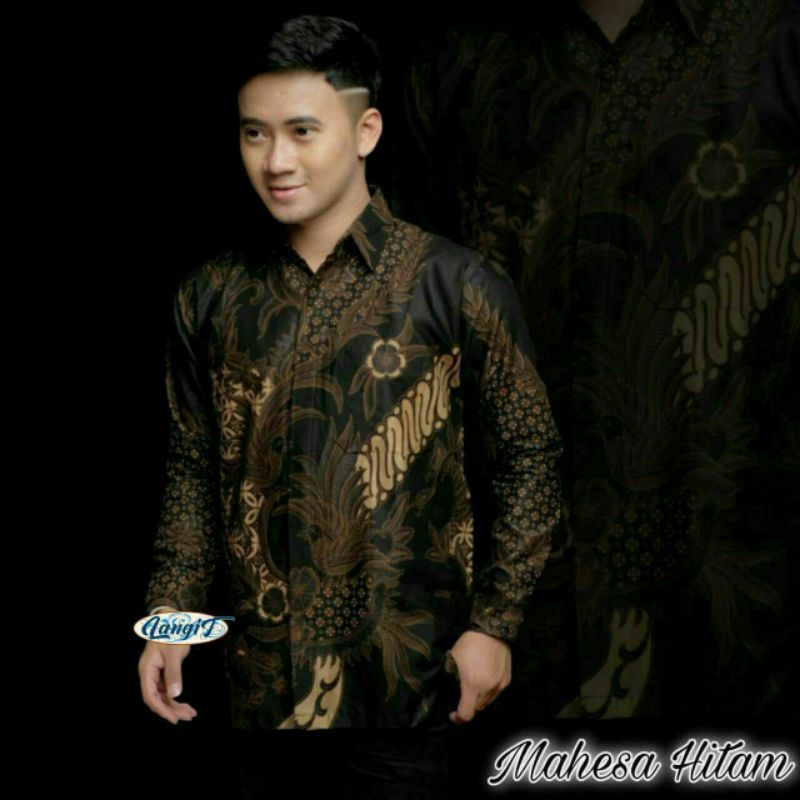 Kemeja Batik Pria Lengan Panjang Mahesa Size M, L, XL, XXL ( ORIGINAL )