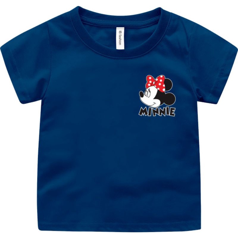 ((IB))KAOS ANAK PEREMPUAN/LOGO MINNIE DIGITAL SABLON