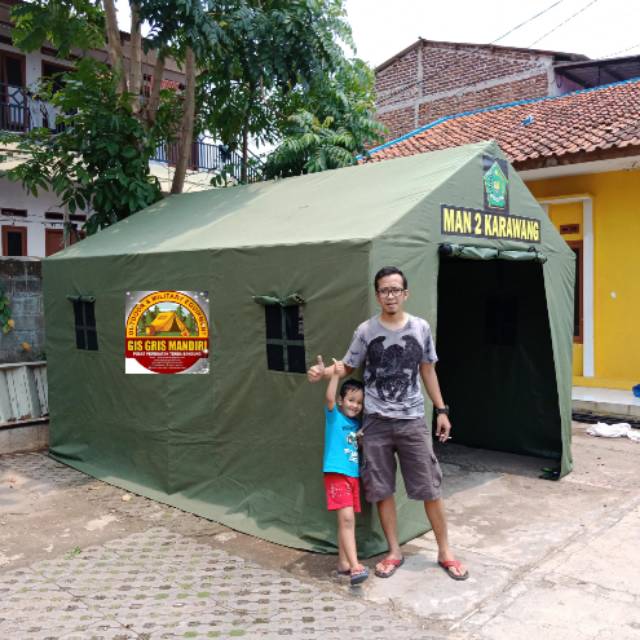 Tenda pramuka full rangka