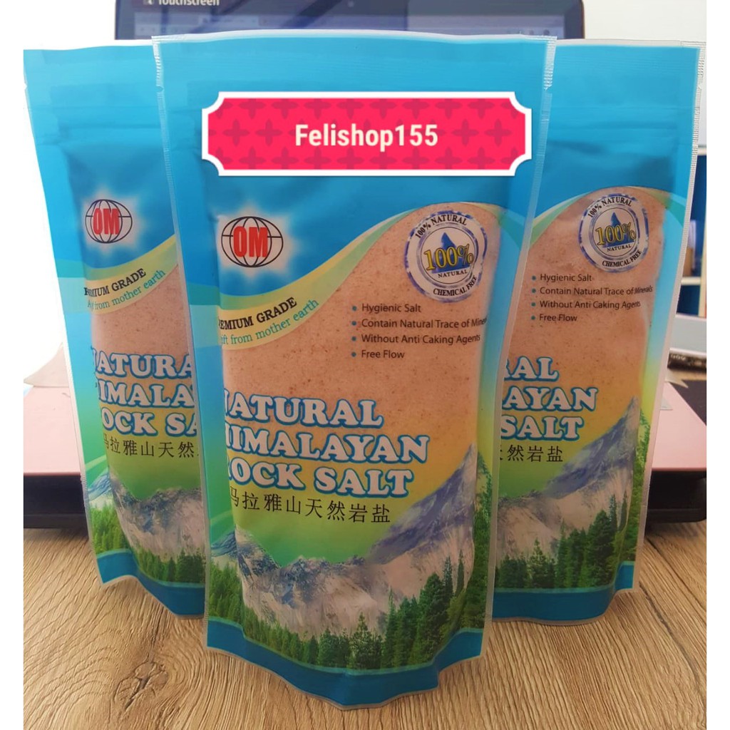 

Natural Himalayan Rock Salt 500g - Premium Grade/ Product Of Pakistan / HALAL ( 1 pack )
