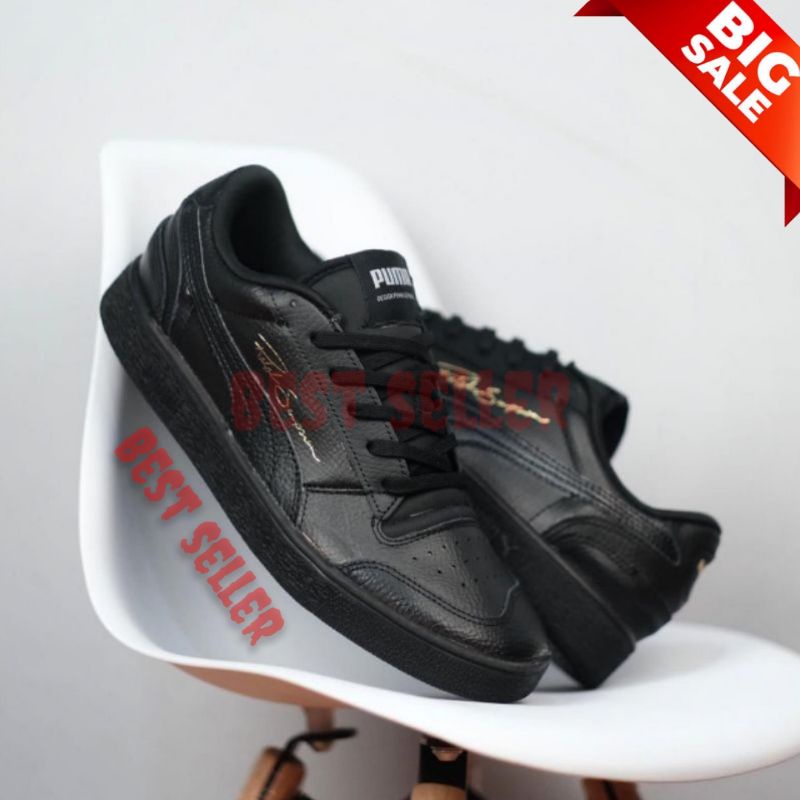 Sepatu PM Ralph Sampson Full Black ORIGINAL PREMIUM QUALITY BNIB Sepatu Pria / Sneakers Pria / Sepat