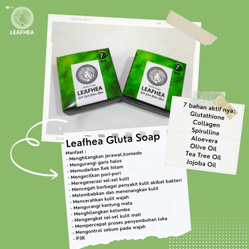leafhea gluta soap