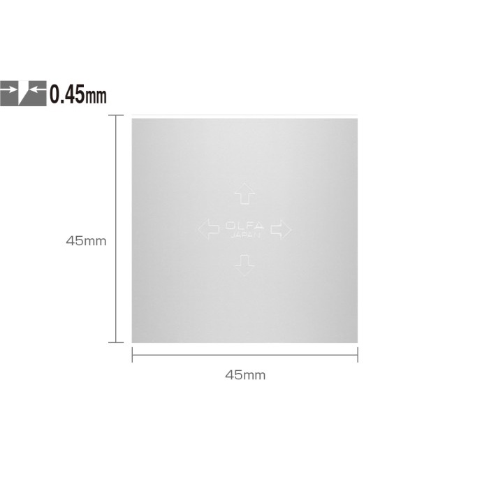 

Terbatas Refill Isi Cutter Spare Blade Tb-45 (4Pcs Pack) Olfa Bagus