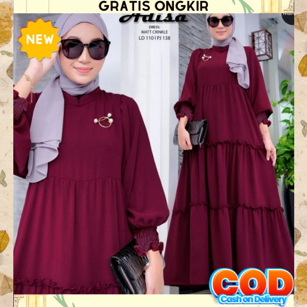 Diara Dress Gamis Wanita Remaja Dan Dewasa Termurah Model Terbaru 2023 Bisa Bayar Ditempat Cod Ramad