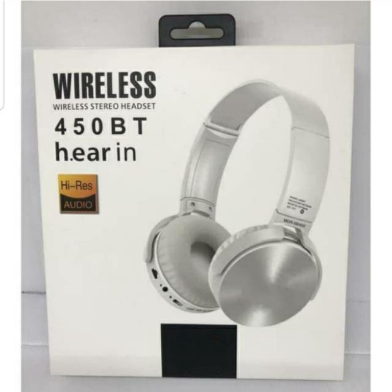 HEADPHONE J XB450 BT BLUETOOTH WIRELESS EXTRA BASS