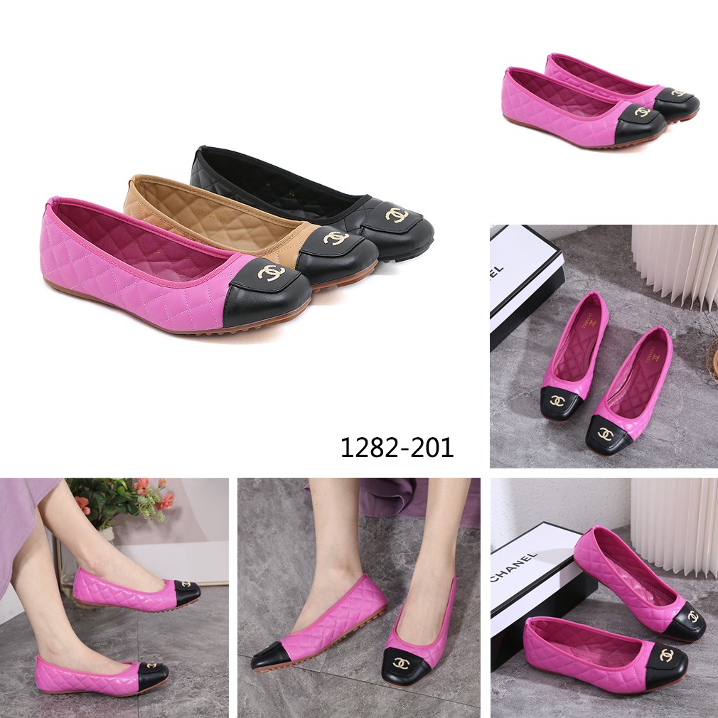 CH CC Logo Flat Shoes 1282-201