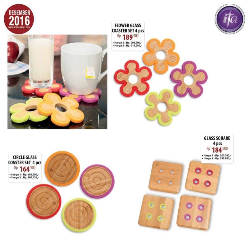 COASTER/TATAKAN GELAS ICHEF IFA COOKWARE