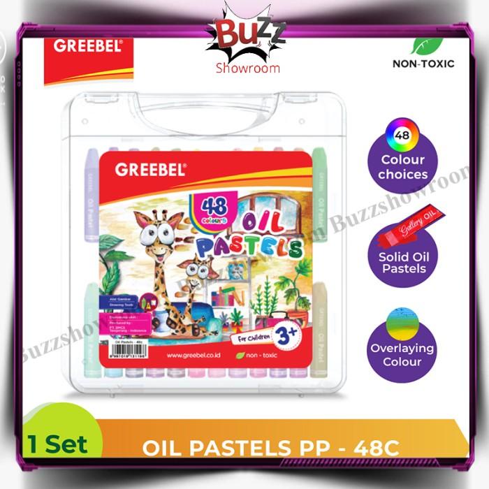

Kids Oil Pastel Crayon Greebel 48 Warna Krayon Anak 48W 92