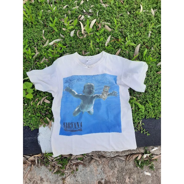 tshirt vintage Nirvana Nevermind ©️2002 tag anvil blue