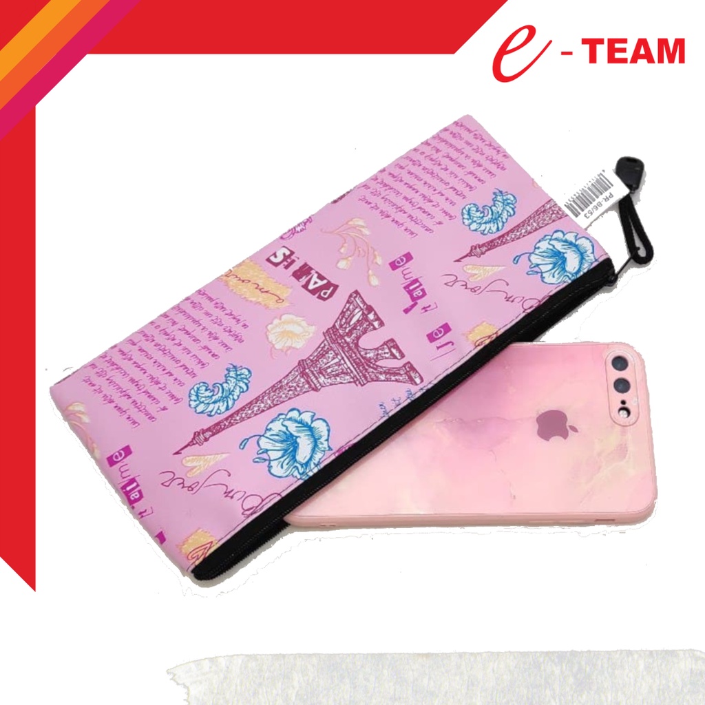 

E-TEAM POUCH BAG MAP ZIPPER BAG RESLETING MOTIF MAP SLETING MAP TAS DOKUMEN ANTI AIR FILE FOLDER HOLDER ORGANIZER