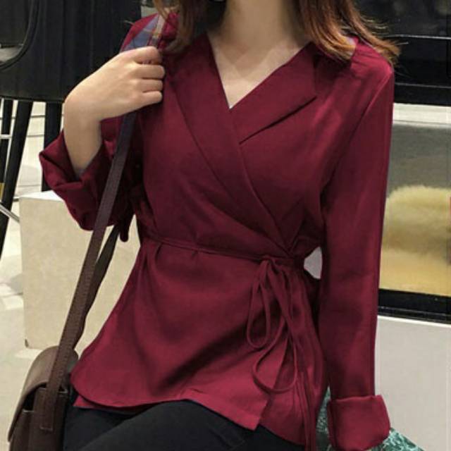 Blouse Shine Oshin Lengan Panjang