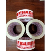 

LAKBAN FRAGILE PUTIH JANGAN DI BANTING 45MM X 100YARD FULL