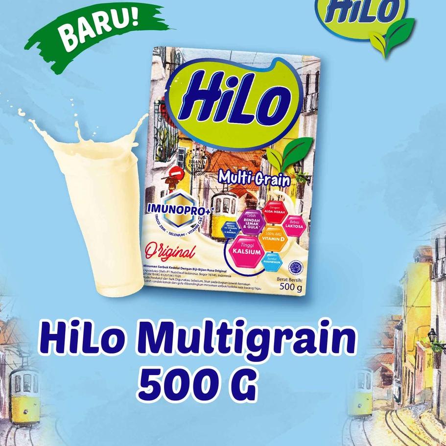 

Terlaku ✣ Twin Pack - HiLo Multigrain Original 500 gram - Susu Bebas Laktosa,,