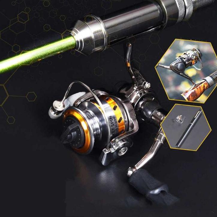 Tidak Diragukan.. Reel Pancing Mini Rill Mini Reel Pancing Murah Reel Pancing Mini Spinning 4.3:1 Ge