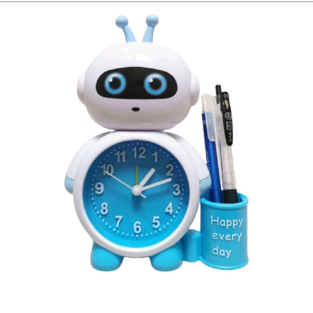 {COD} jam weker / jam beker / jam meja / jam alarm robot 168A