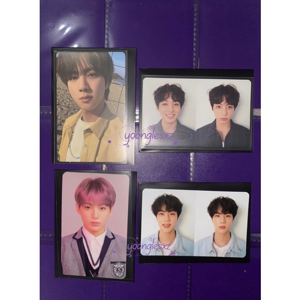 Photocard / PC BTS JK Jin Ans L Tear R