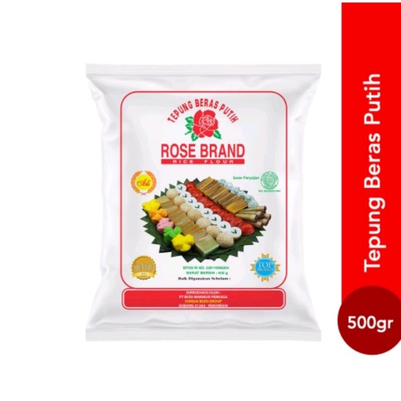 

TEPUNG BERAS PUTIH ROSE BRAND 500GR serbaguna - rice flour