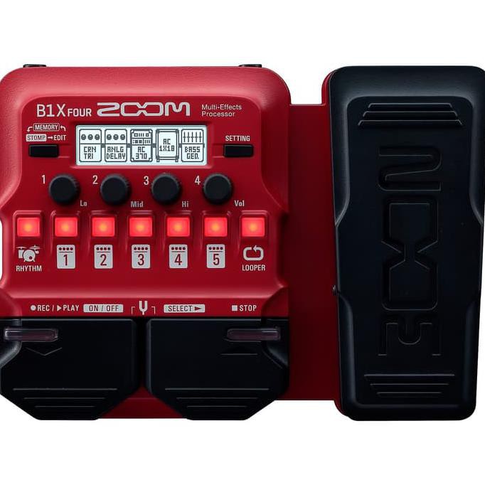 Zoom B1X Four Bass Multi-Effects Pedals Gp