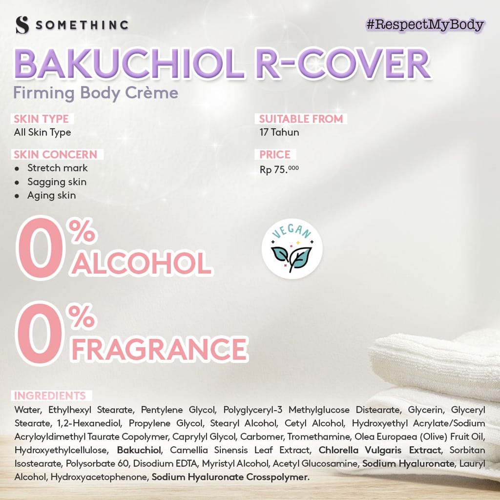 Somethinc Bakuchiol R-Cover Firming Body Crème 100ml