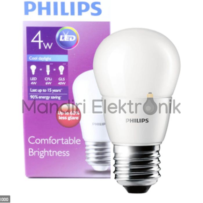 Lampu LED Philips 4 Watt Putih GARANSI