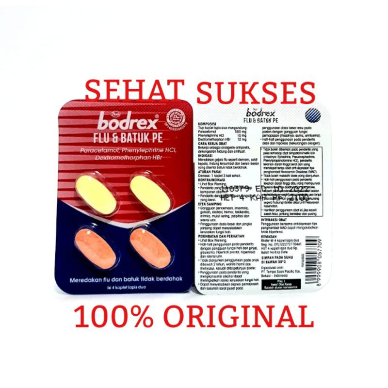 BODREX FLU &amp; BATUK PE Strip