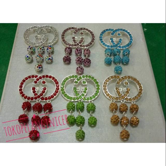 Bros Jilbab/Bross Hijab Motif Peniti Boldis by TokoPelangiNicer Aksesoris Fashion Muslim