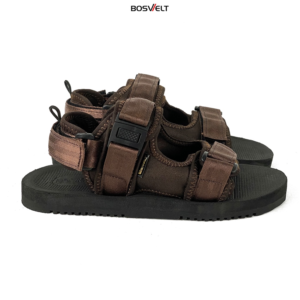 Bosvelt Original - Sandal Traveling Pria / Sendal Gunung / Flip Flop - Voka V2 Scarface Brown
