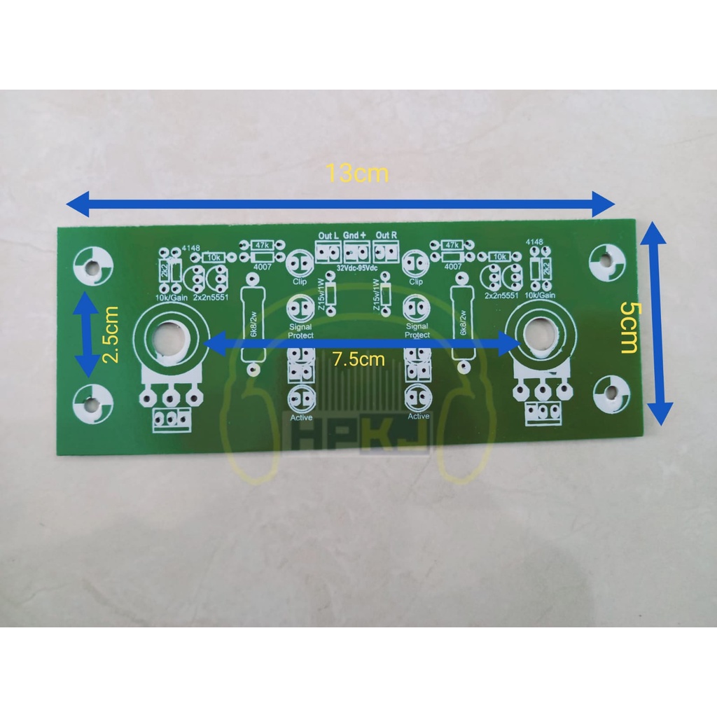 Jual PCB PANEL DEPAN BOX PA GB TD 2 CHANNEL Pcb Depan Box Power 2ch ...