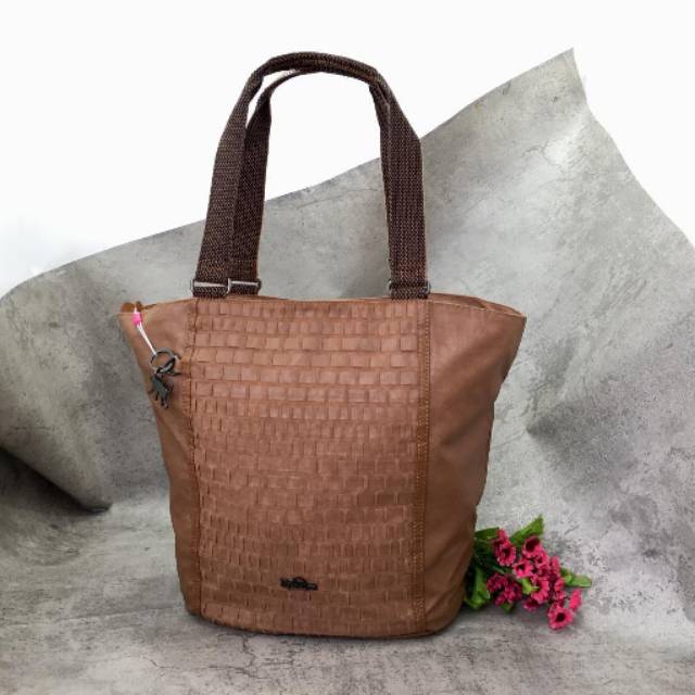 Kipling Eris Woven tas totebag tote original authentic asli