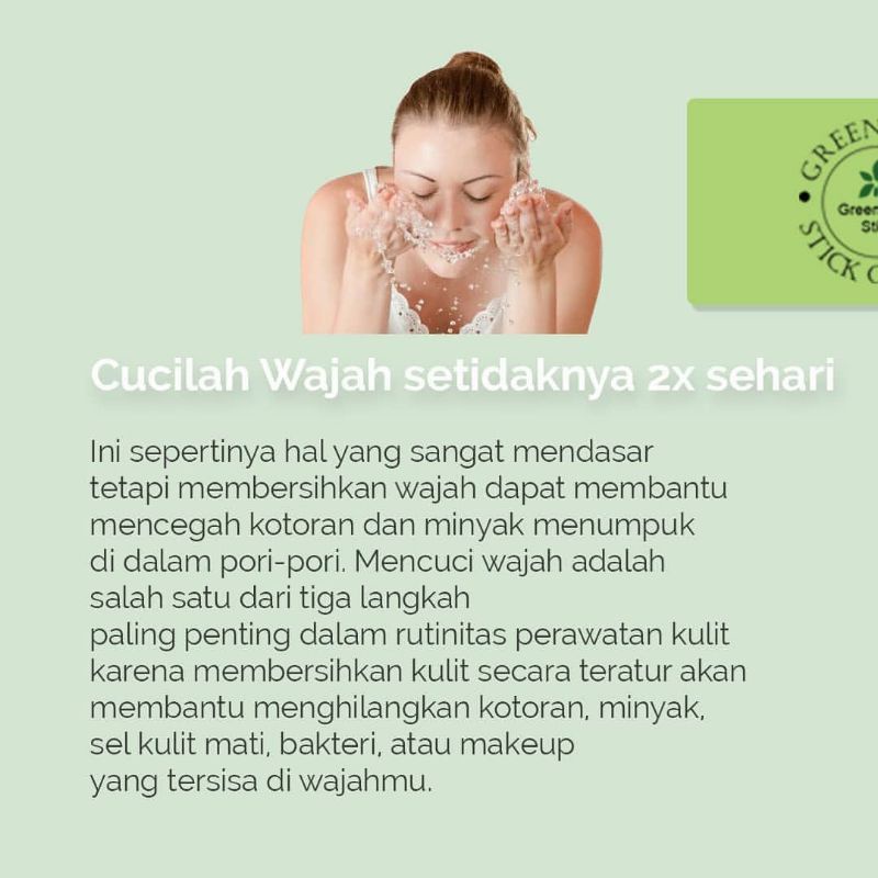 MEIDIAN Green Tea Mask Cleansing Clay Stick Masker wajah Masker Pembersih komedo/Cleansing Mask