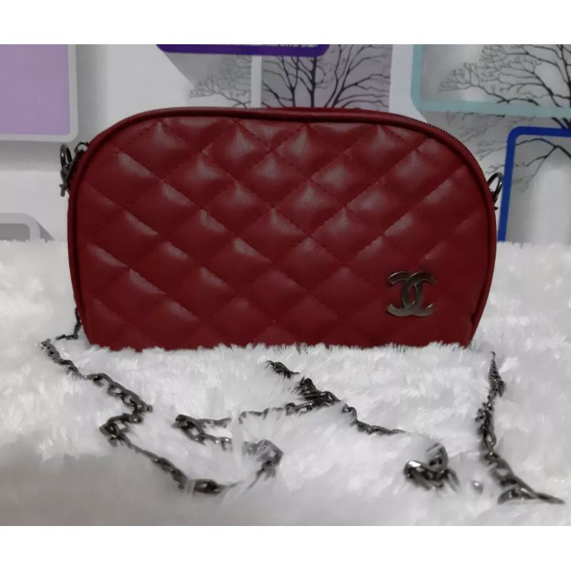 Tas Selempang Wanita Model Kerang/Tas Selempang Rantai Wanita/COD