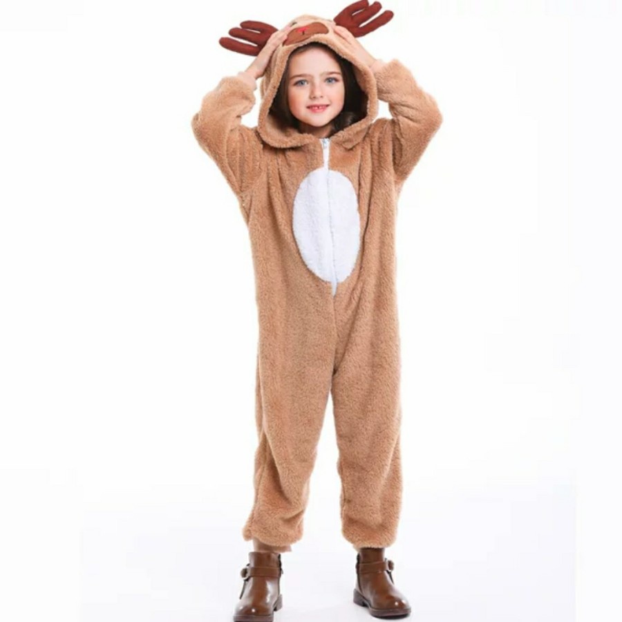 Reindeer costume christmas costume kostum natal anak rusa kutub 2