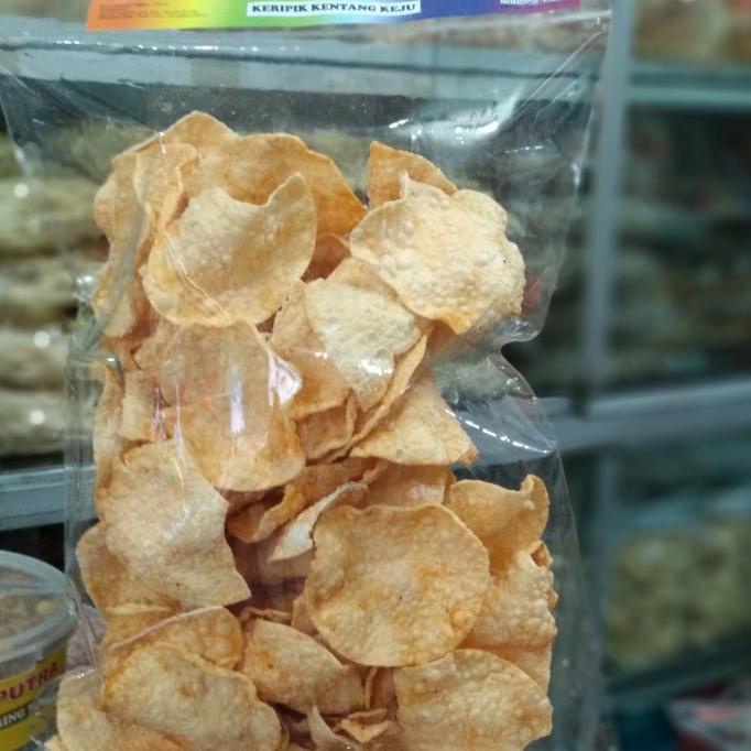 

keripik kripik kentang keju Bhek Putra khusus Gojek atau Grab
