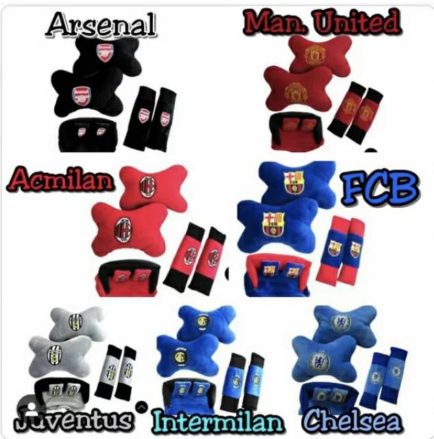 Bantal Mobil / Bantal Leher mobil 3in1 Masha  Aksesoris Mobil