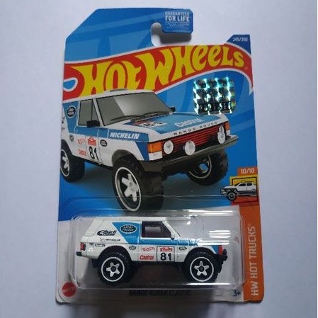 hotwheels hot wheels range rover classic exclusive putih