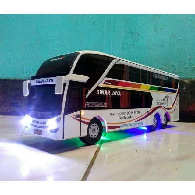 Miniatur bus kecil sinar jaya