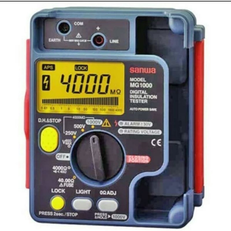Jual sanwa insulation MG1000 resistance tester merger Shopee Indonesia