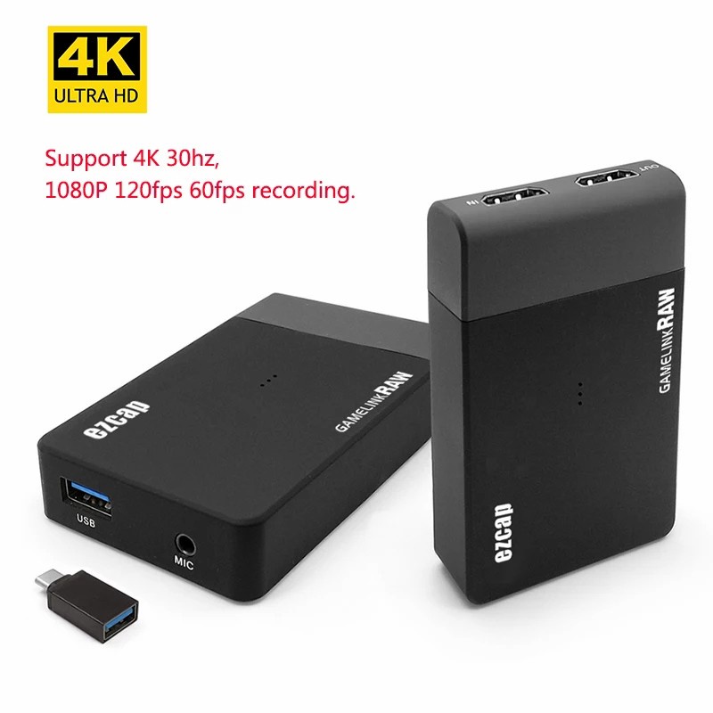 EZCAP 261M USB 3.0 HDMI HD Video Capture GAMELINK RAW 4K