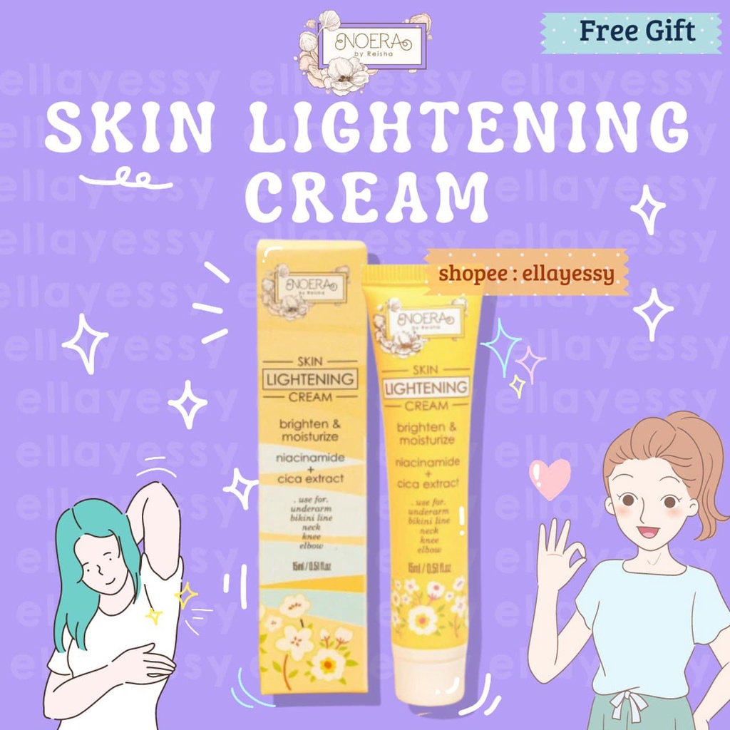 NOERA Skin Lightening cream/Cream pemutih lipatan ketiak siku