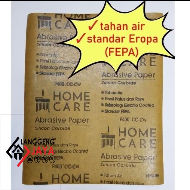 Amplas Kertas Grit 400 Homecare Rempelas Abrasive Paper Langgeng-