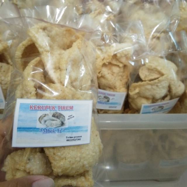 

Krupuk Tiram matang
