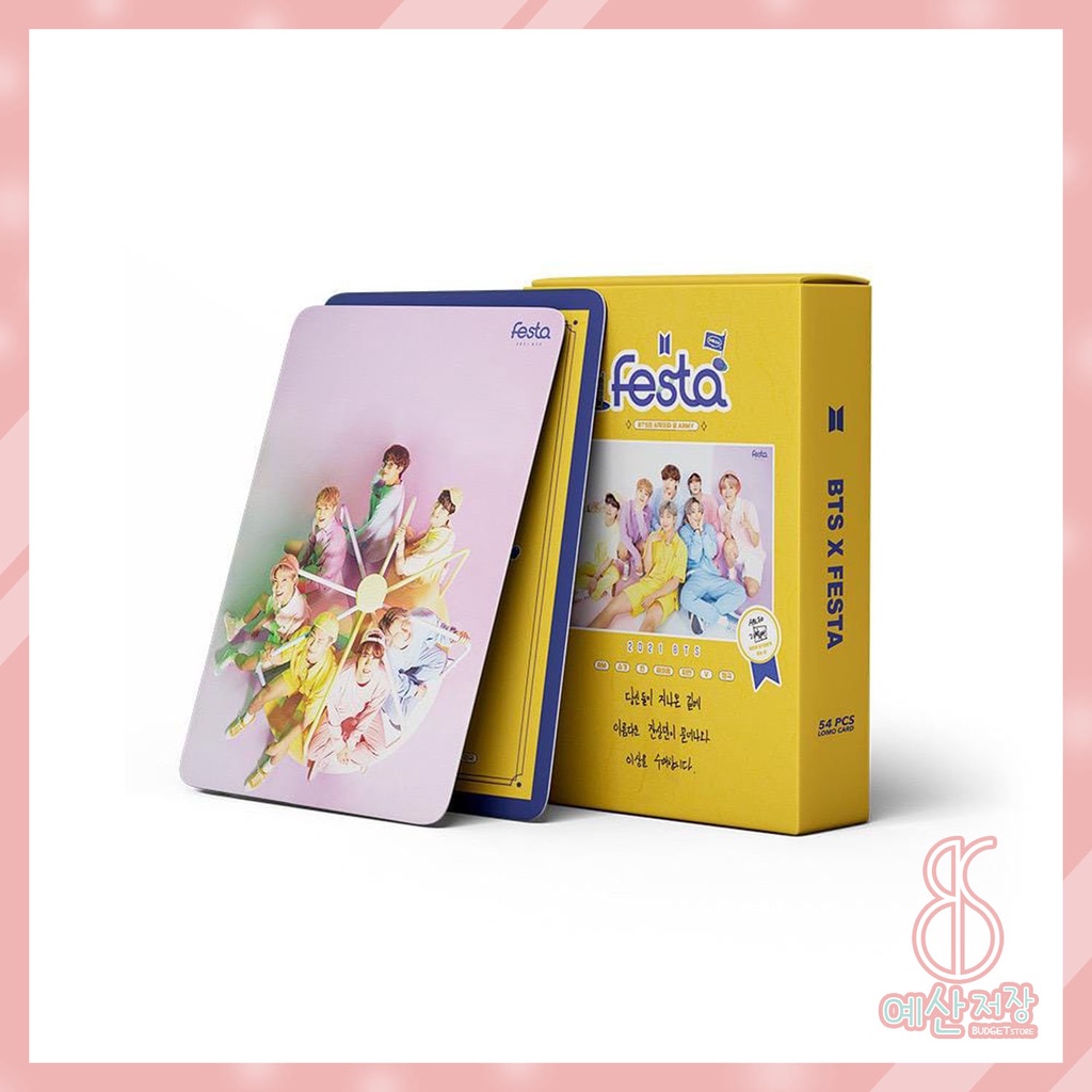 [BS] BISA COD 54pcs Photo Card BTS FESTA Kartu Foto Lomo Card - KP859