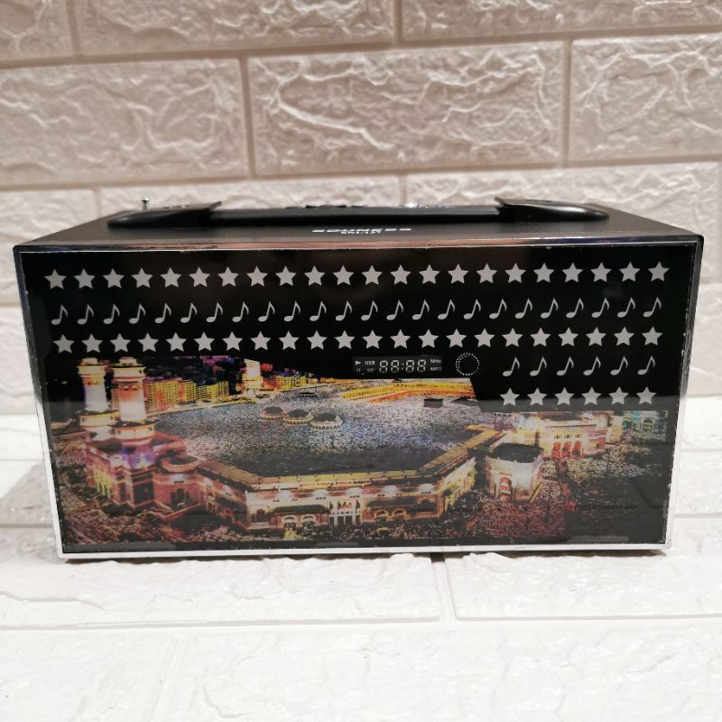 [SUSE] SOUNESS SNI 137 RADIO FM PORTABLE MINI SPEAKER KECIL USB SD MULTIMEDIA MMC CARD