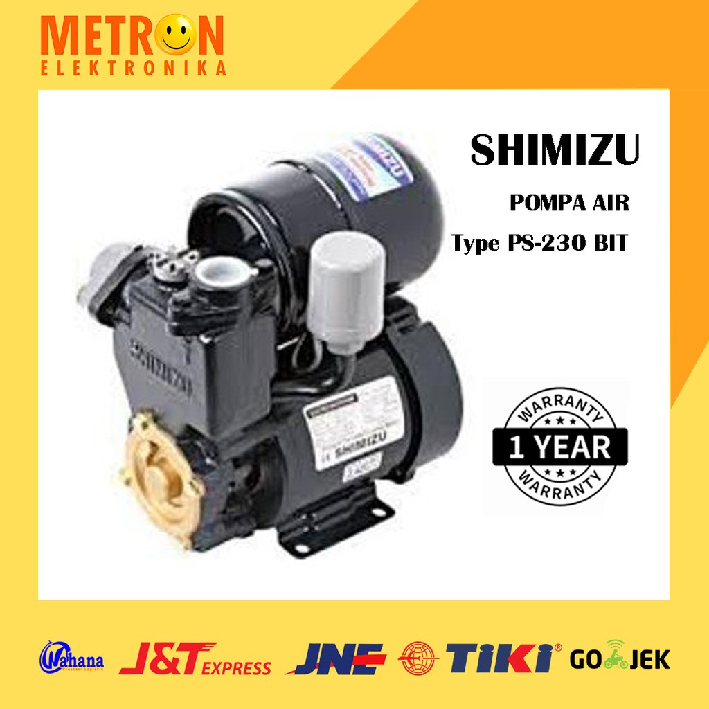 SHIMIZU PS 230BIT SHALLOW WELL PUMP / WATER PUMP / POMPA AIR / PS230BIT