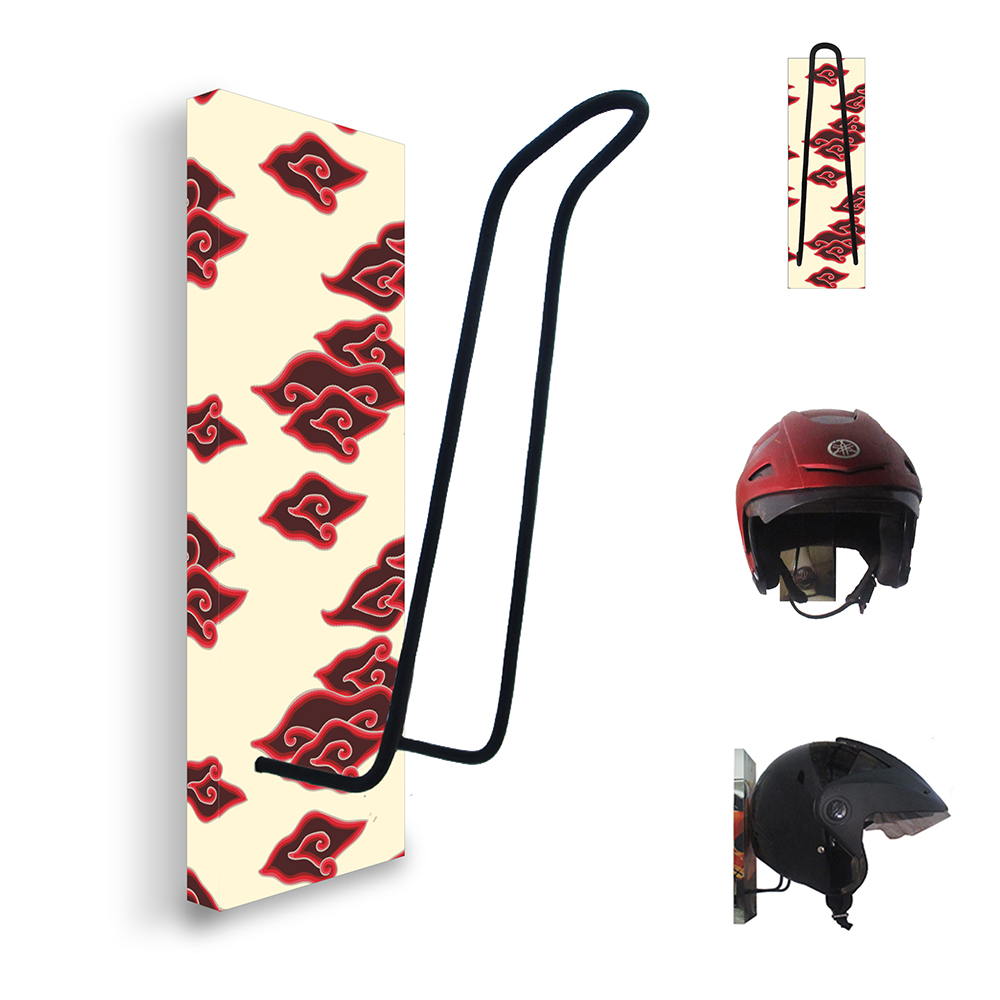 GANTUNGAN HELM - TEMPAT HELM - Rak HELM MOTOR - BATIK 108